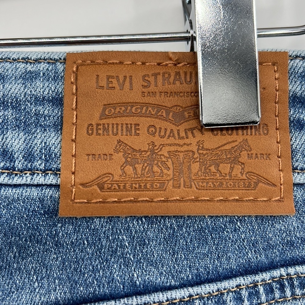Levi's 721 Premium Denim Big E High Rise Skinny Jeans - Medium Wash - 28 - Picture 7 of 10